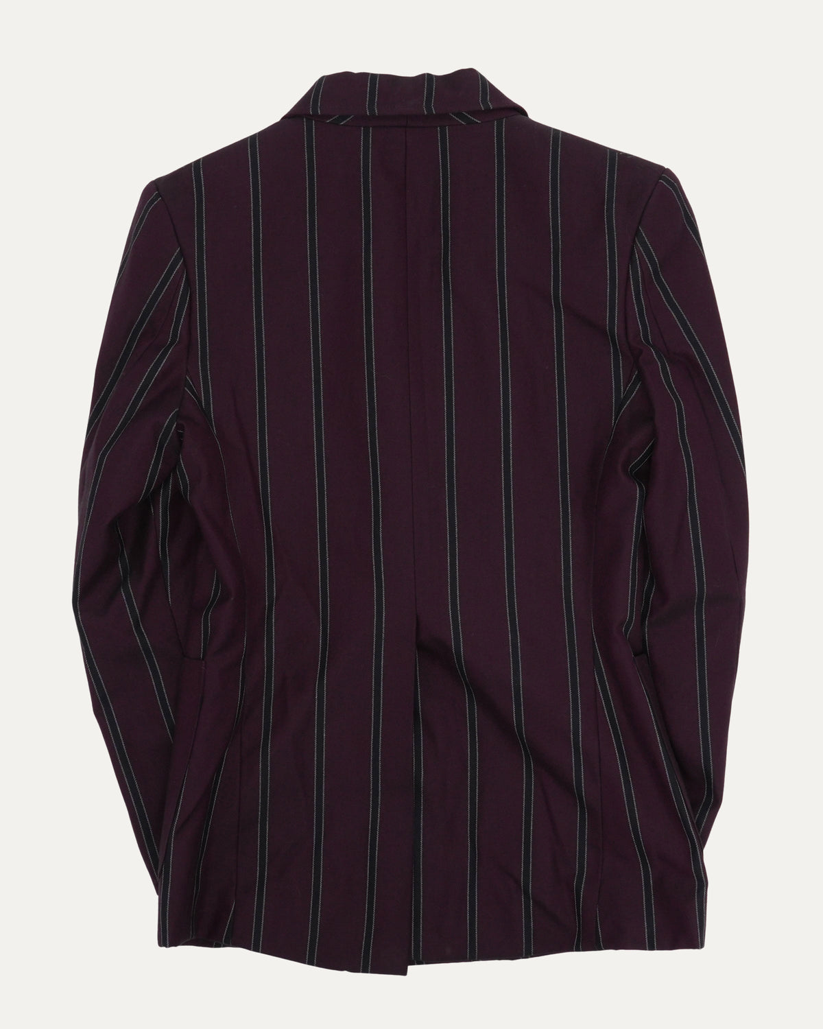 Striped Double Breasted Blazer