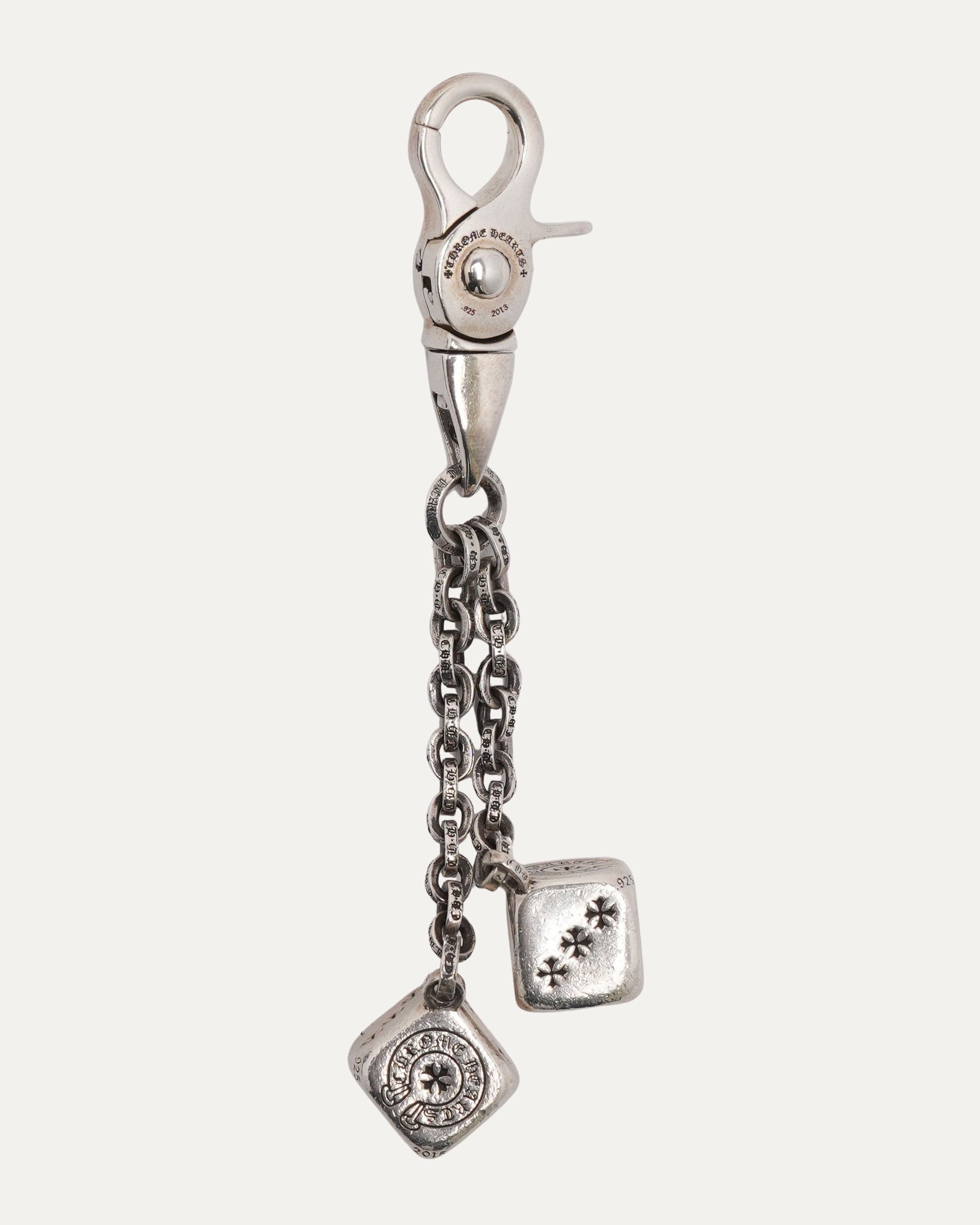 Chrome Hearts Silver Dice Keychain Clip – Justin Reed