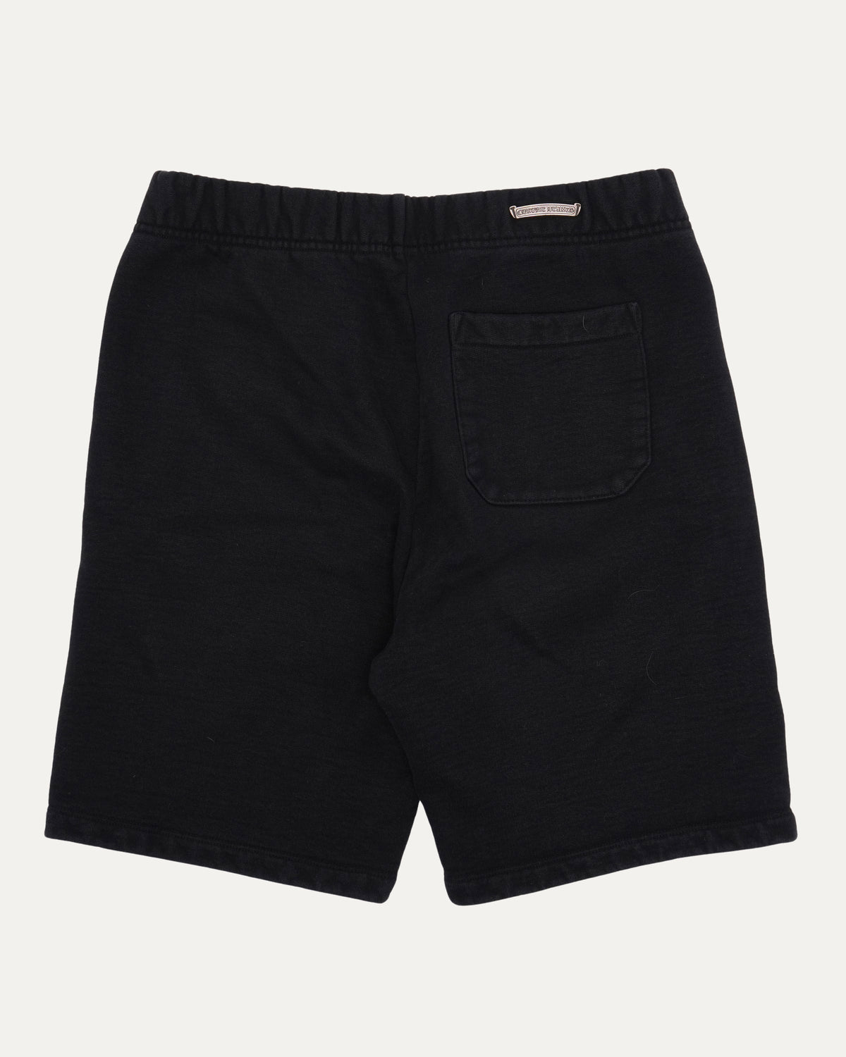 Embroidered Spell Out Slow Ride Sweat Shorts