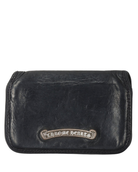 Leather Bifold Scroll Cardholder