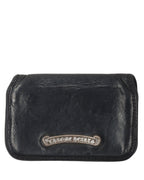 Leather Bifold Scroll Cardholder