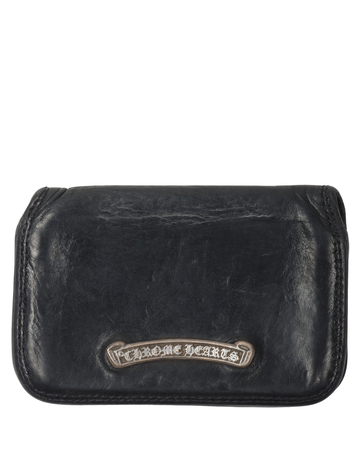 Leather Bifold Scroll Cardholder