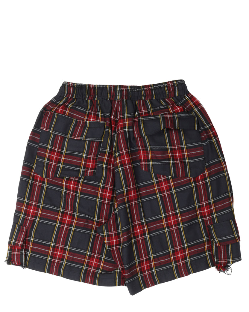 Plaid Print Shorts