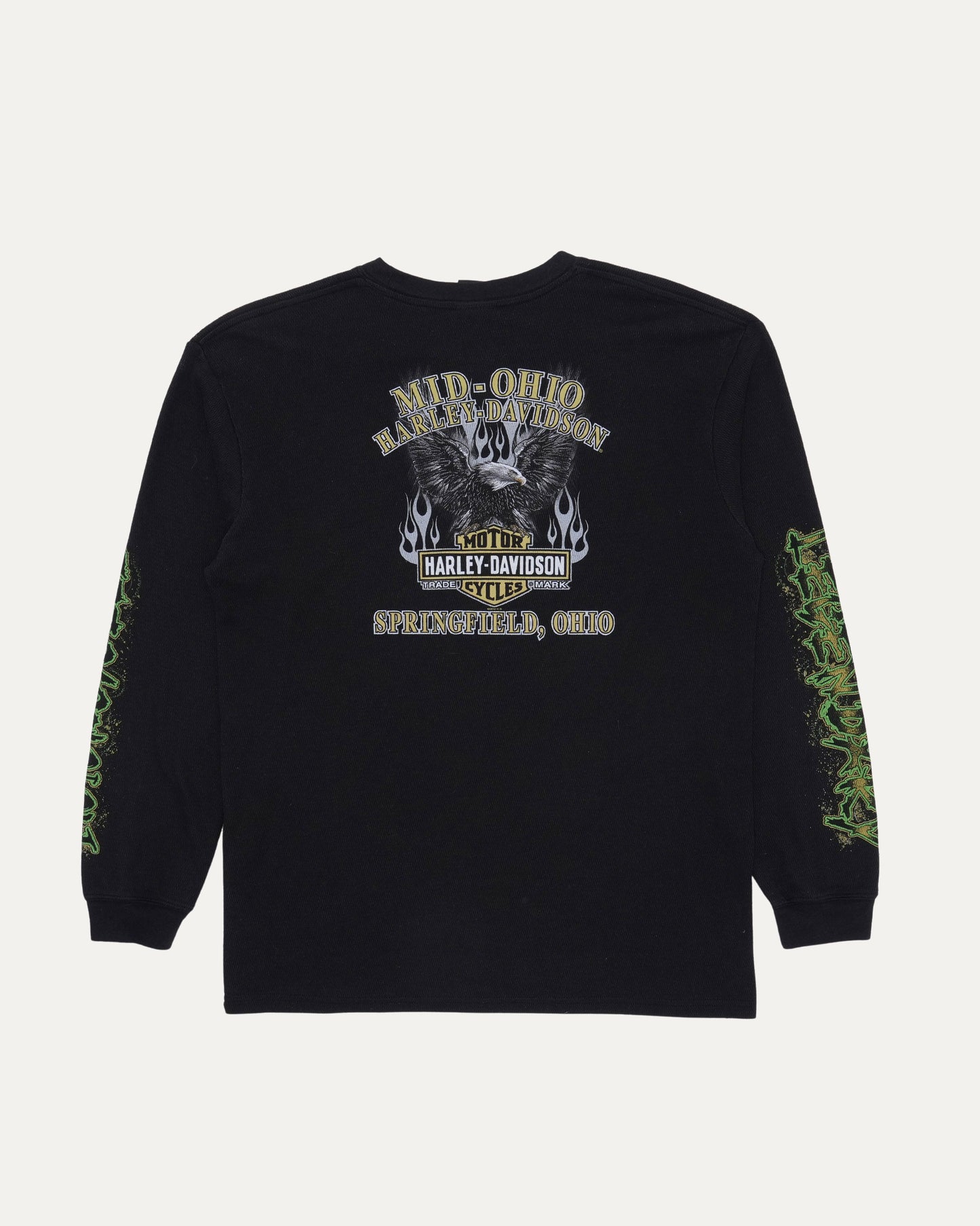 Harley Davidson Springfield, OH Thermal Long Sleeve T-Shirt
