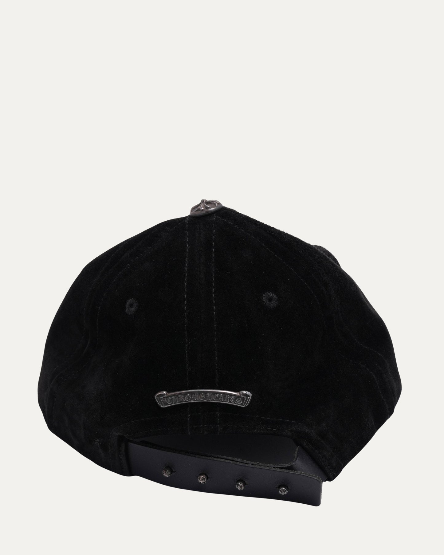 Suede Embroidered Vine Dagger Hat
