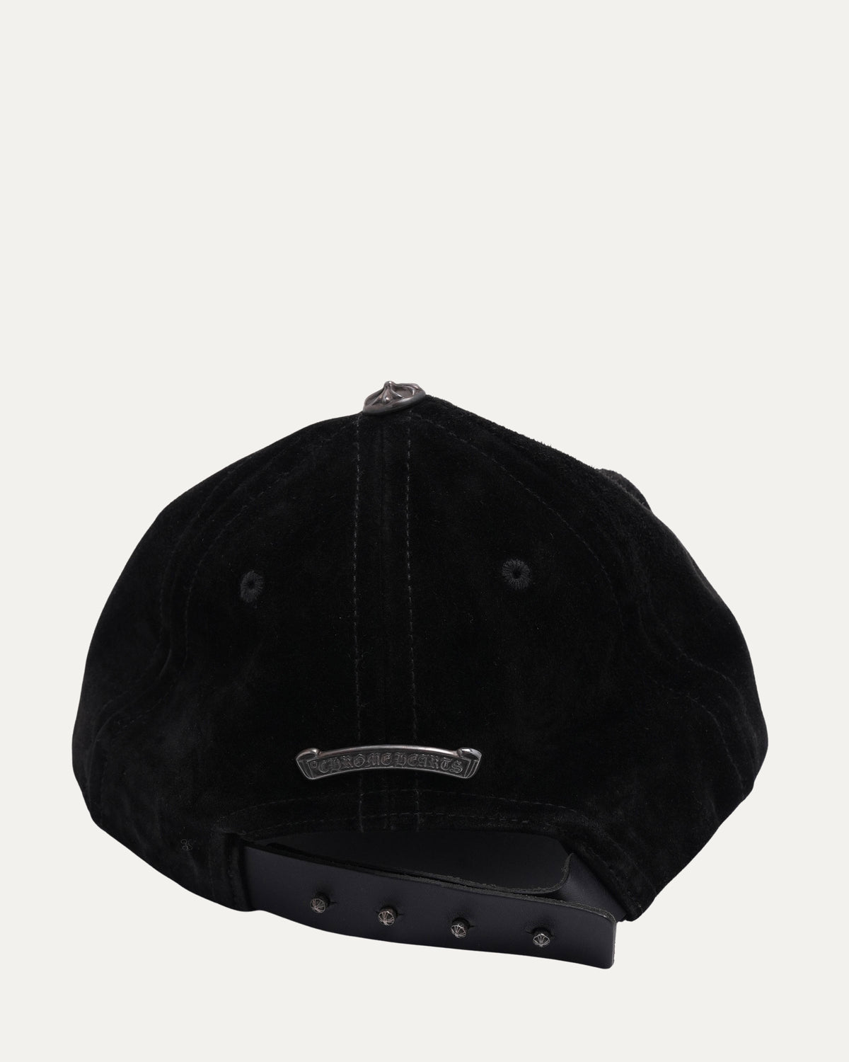 Suede Embroidered Vine Dagger Hat