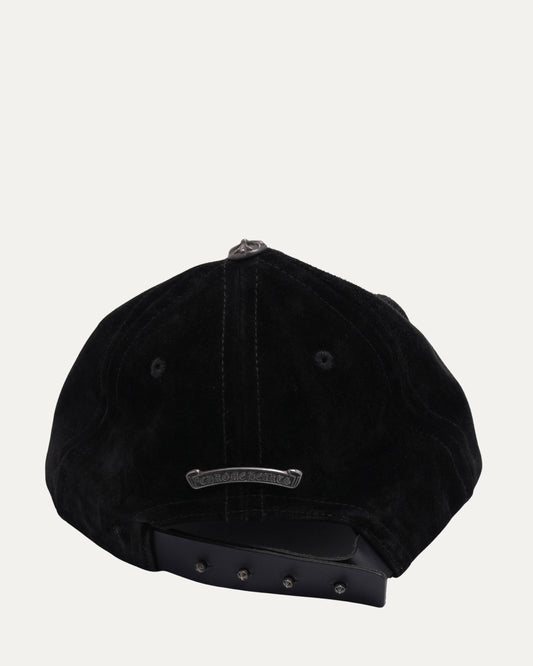 Suede Embroidered Vine Dagger Hat