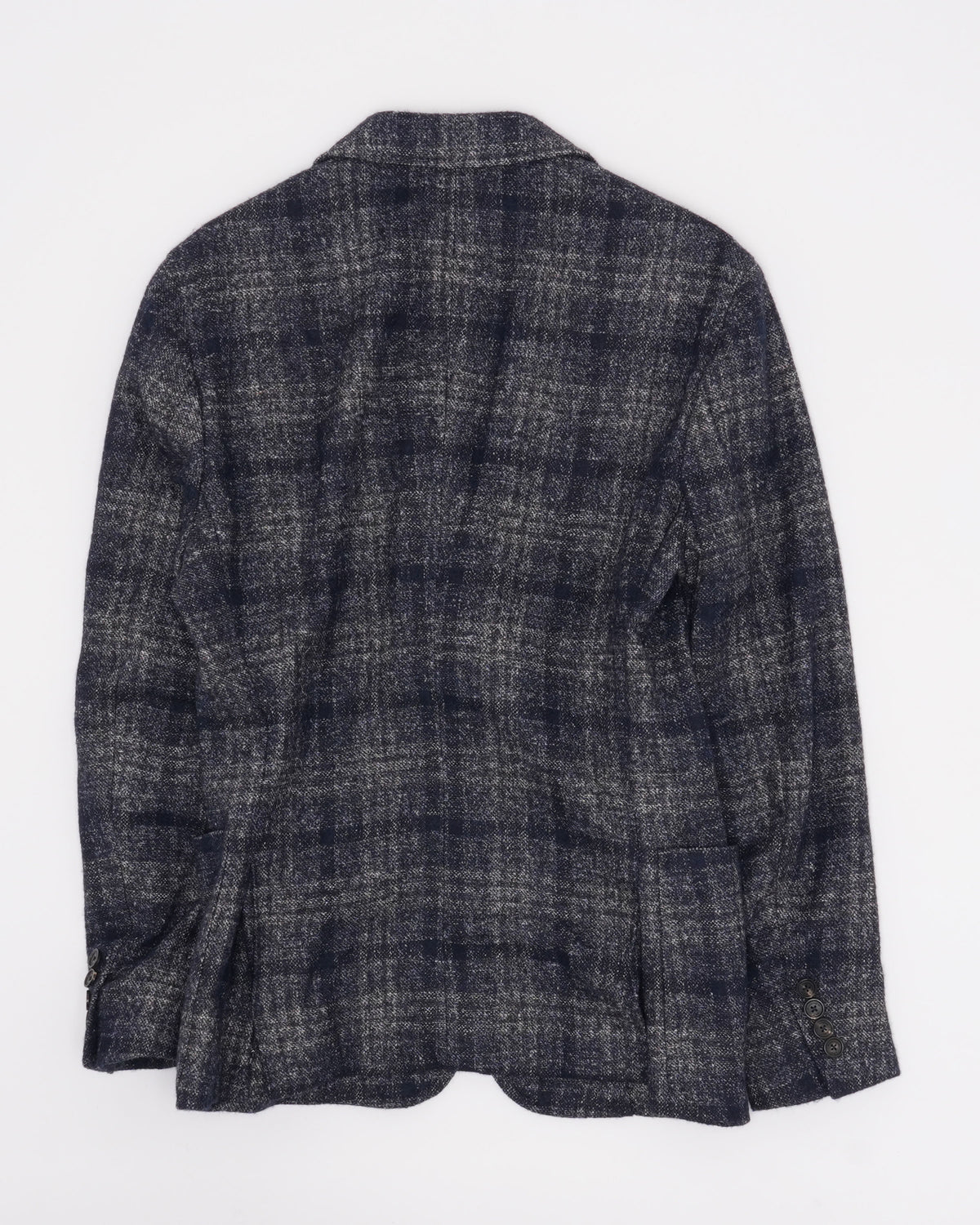 Plaid Alpaca Blend Blazer