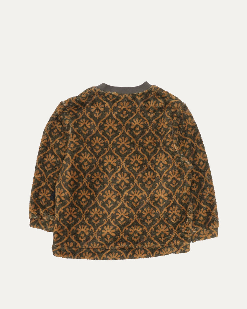 Yosemite Arabesque Pattern Fleece Pullover