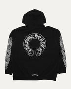 Horseshoe Logo Zip Up Hoodie