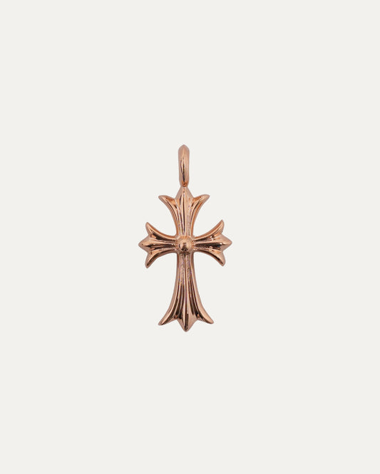 Gold Diamond Tiny Fat Pendant