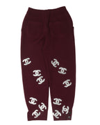 Glitter Patch Cashmere Pants