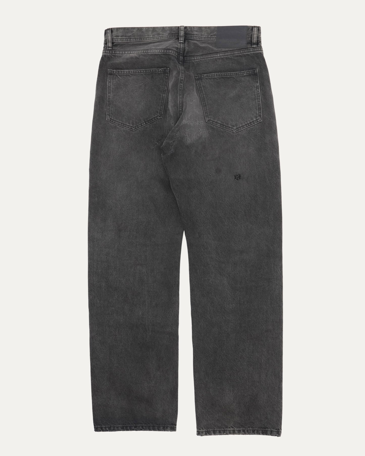 Straight Leg Distressed Jeans