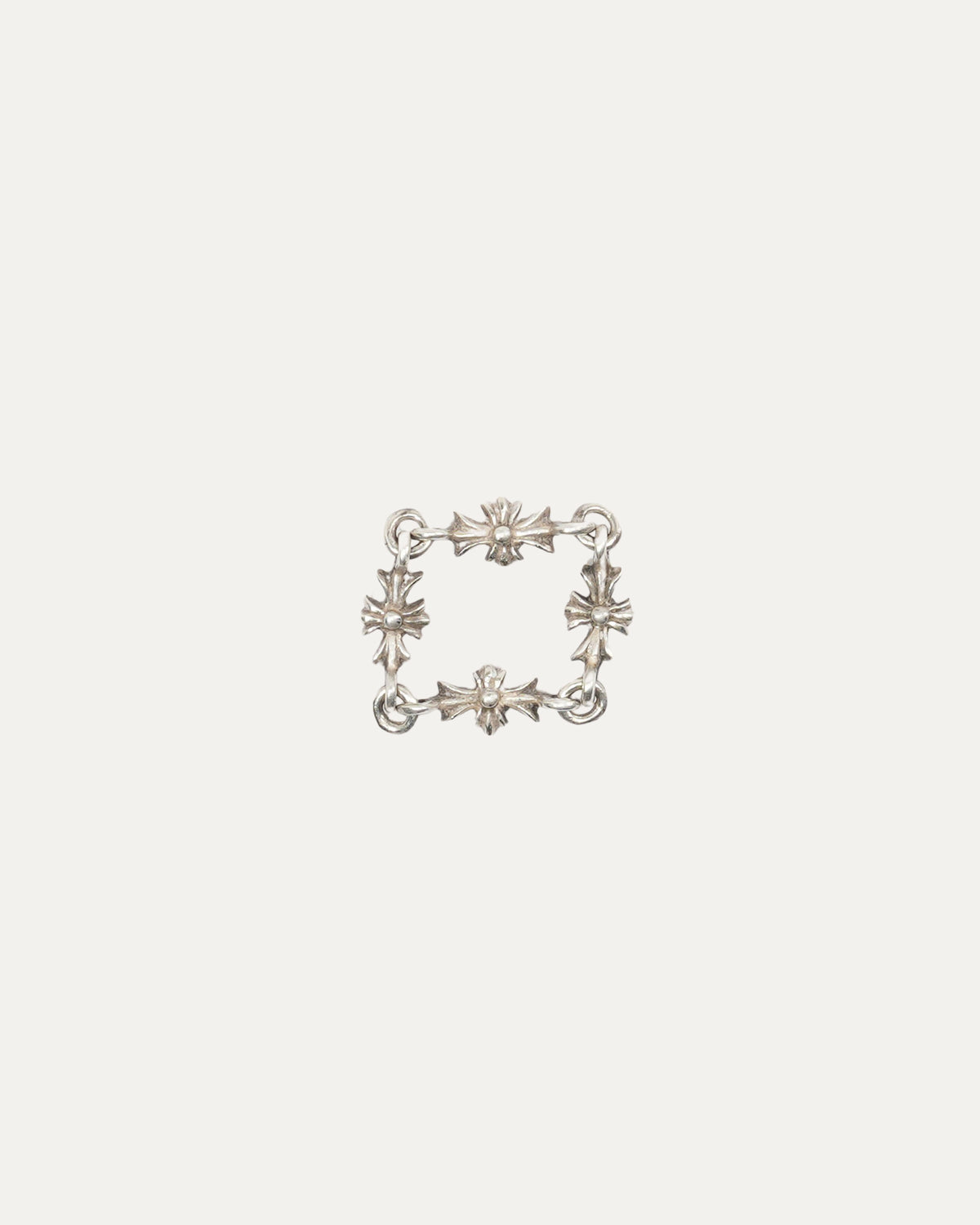 Pink Sapphire Tiny E Ring