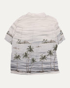 Beach Print Short Sleeve Shirt