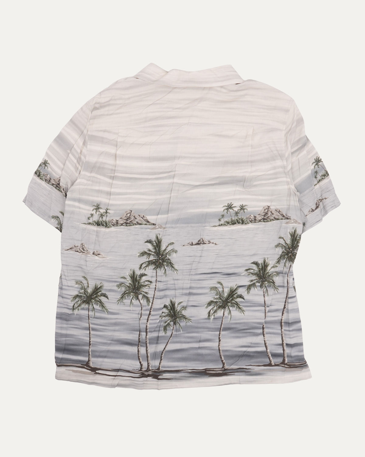 Beach Print Short Sleeve Shirt