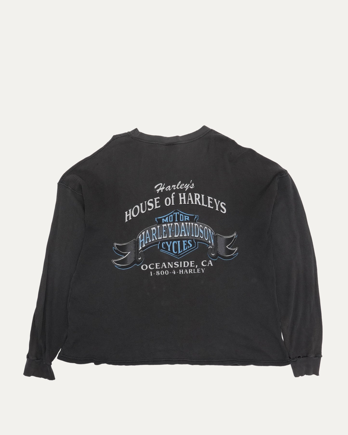Harley Davidson Oceanside, CA Thermal Long Sleeve T-Shirt