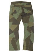 Patchwork Caribou Bootcut Pants