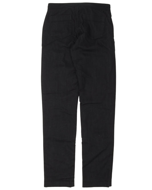 Drawstring Waist Denim Pants