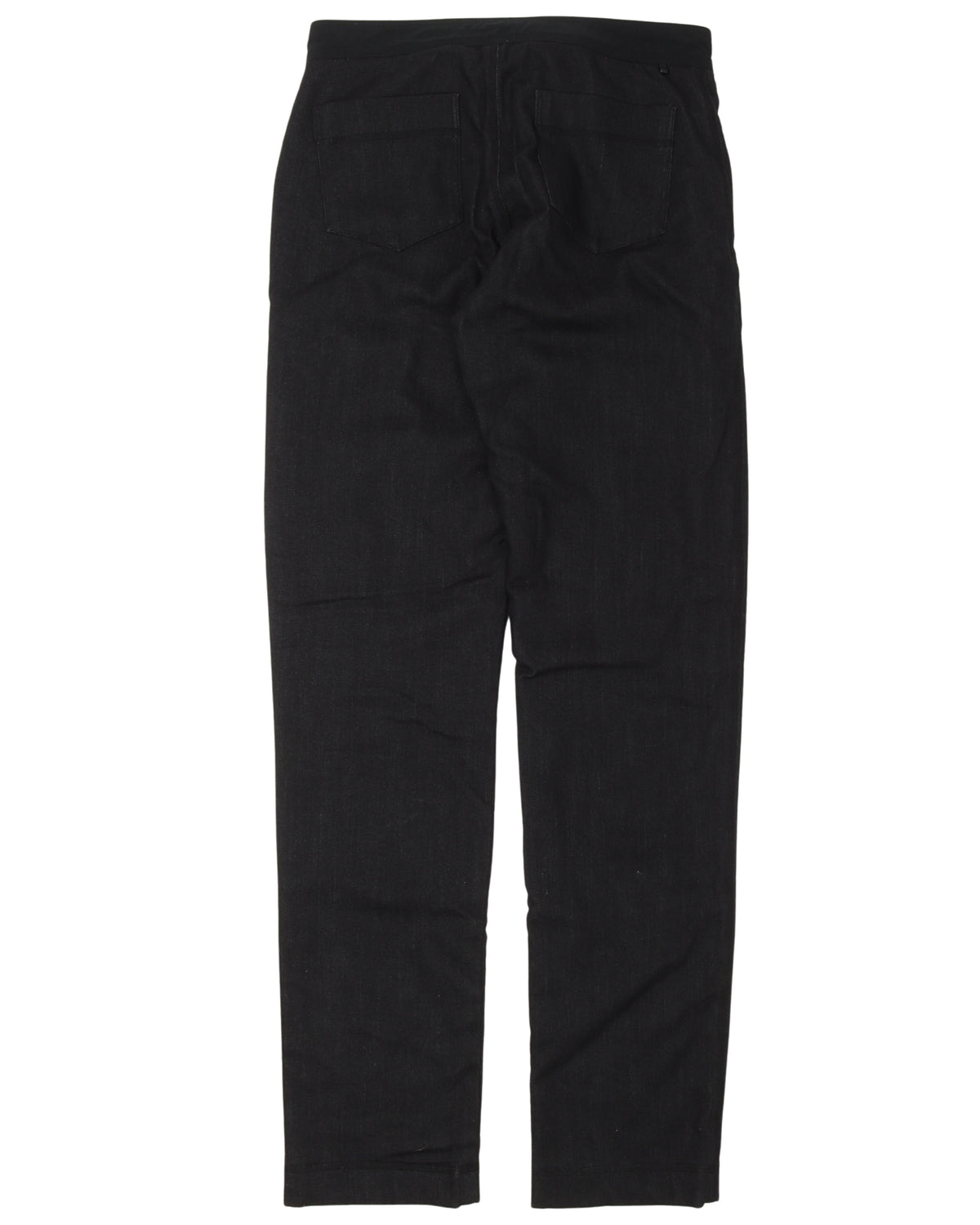 Drawstring Waist Denim Pants