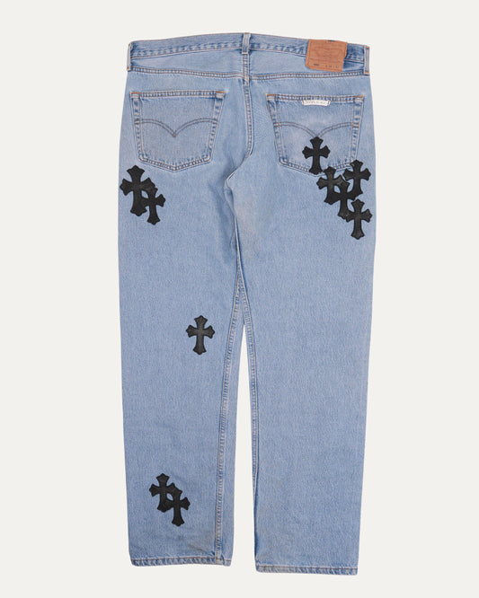 Levi's 501 Cross Patch Jeans