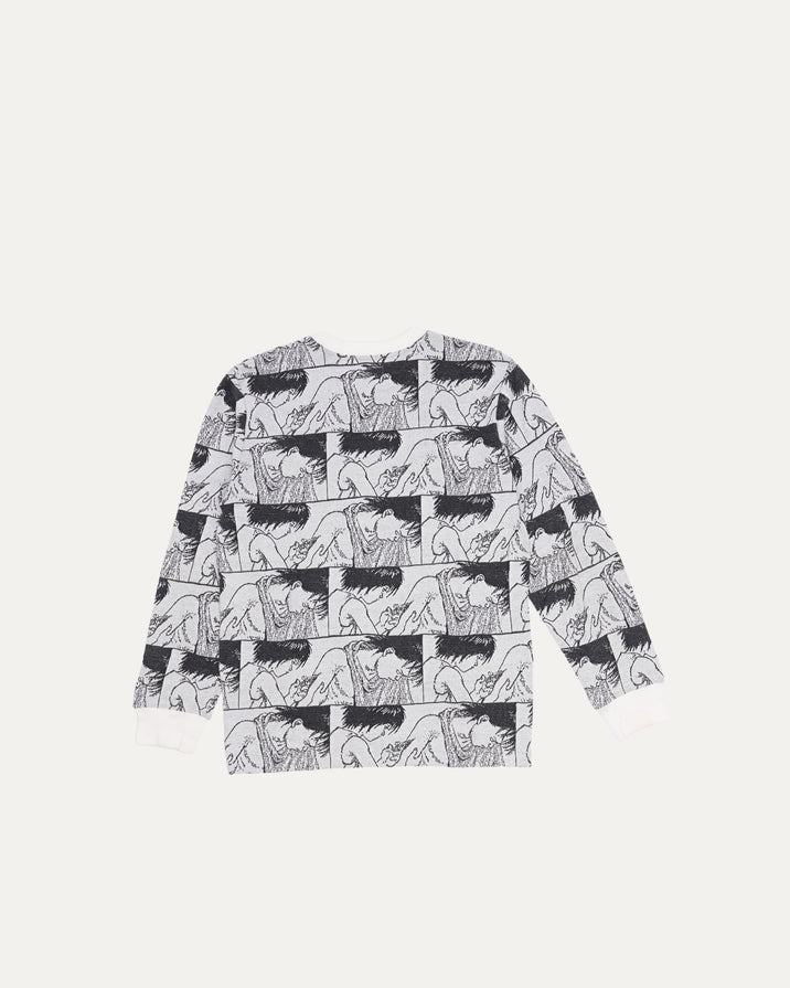 Akira Jacquard Long Sleeve Top