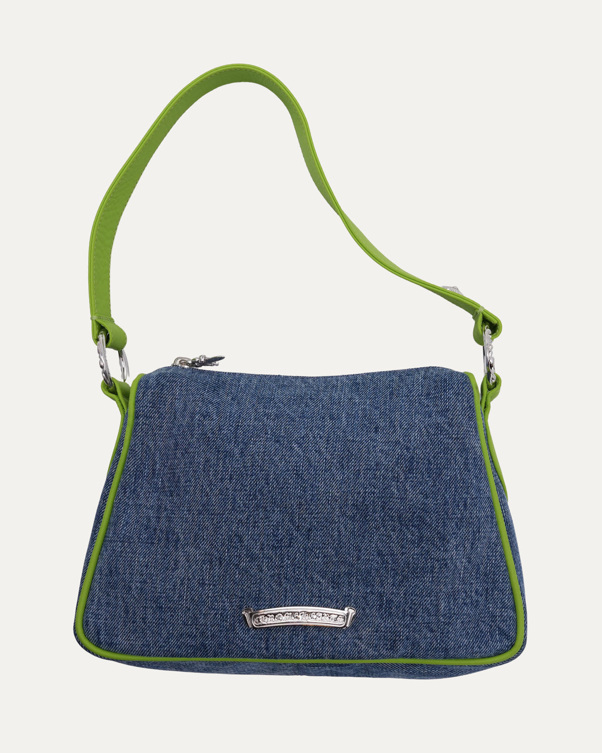 Denim Cross Patch Chicken Nugget Bag