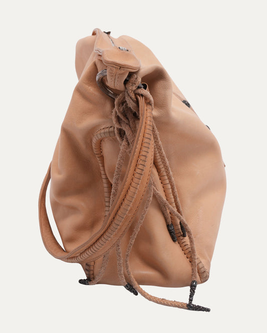 Fleur Embellished Tassel Shoulder Bag