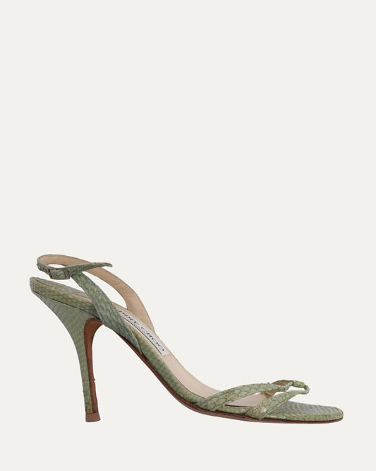 Snakeskin Elsy Heels