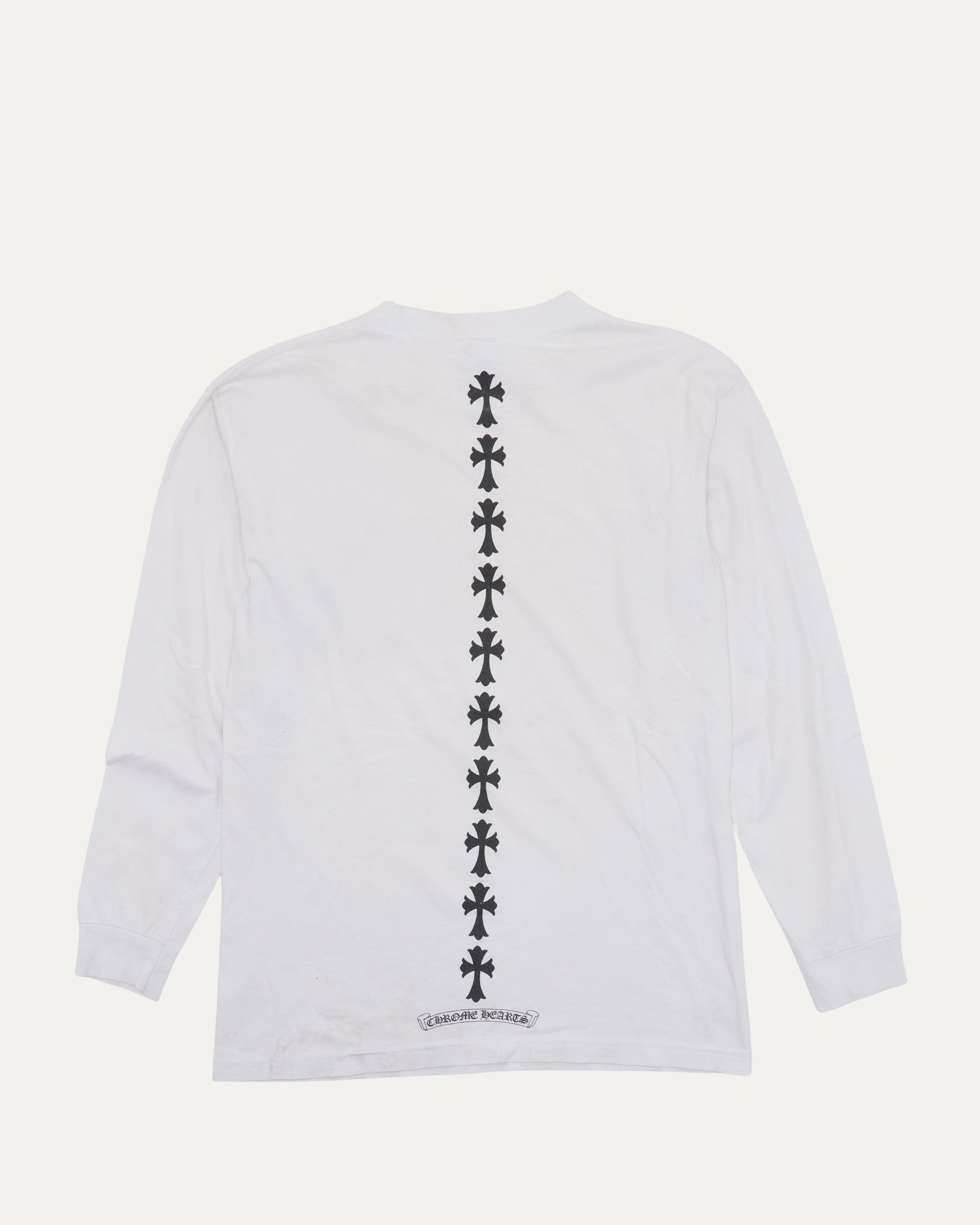 Chrome Hearts Cemetery Cross Long Sleeve Pocket T-Shirt – Justin Reed