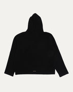 Cashmere Blend Embroidered Vine Dagger Hooded Sweater