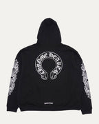 Thermal Lined Horseshoe Logo Zip Up Hoodie