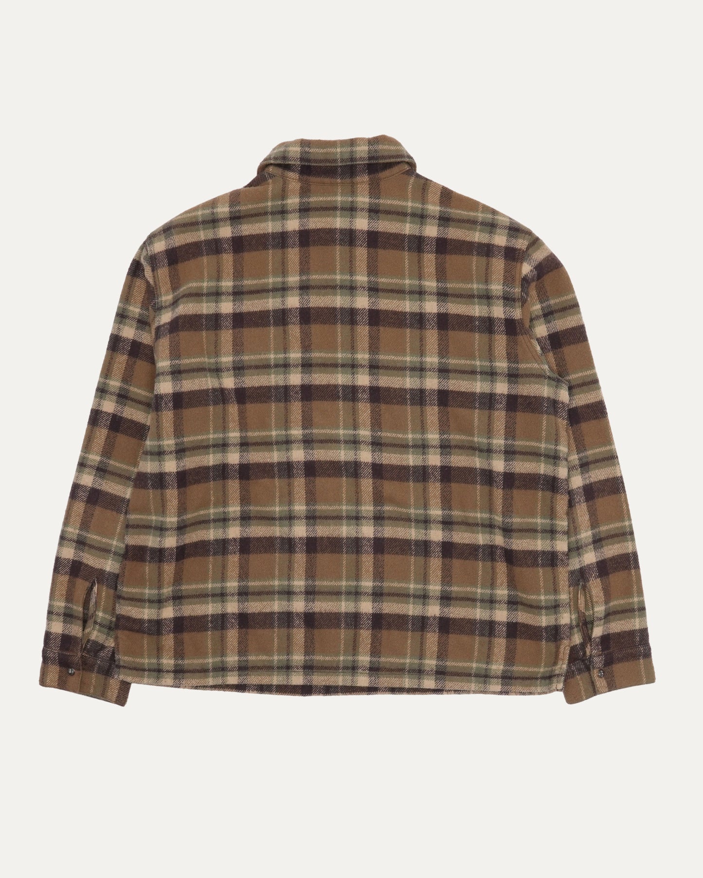 Underdog Quarter Zip Flannel Shirt