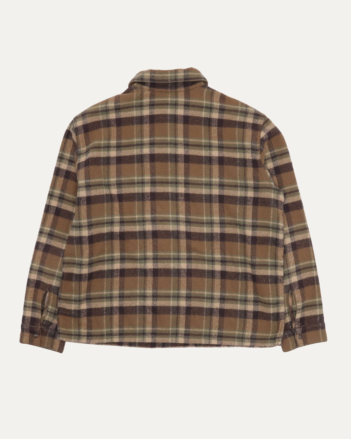 Underdog Quarter Zip Flannel Shirt