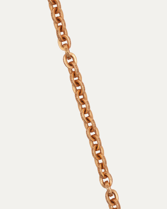 Gold Paper Chain Necklace