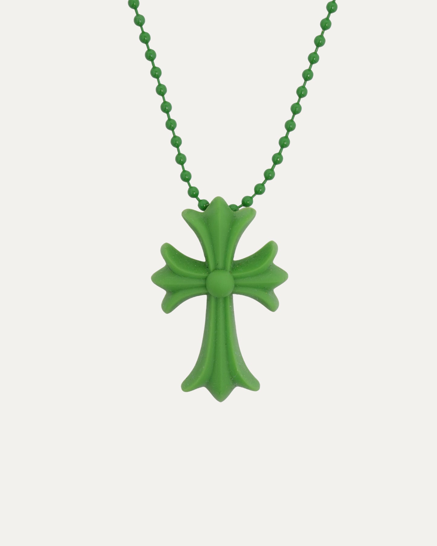 Silichrome Cross Necklace