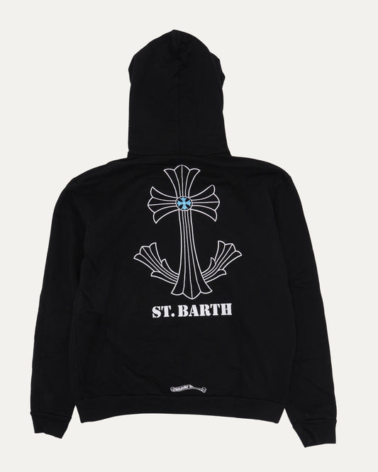 St. Barth Anchor Cross Logo Hoodie