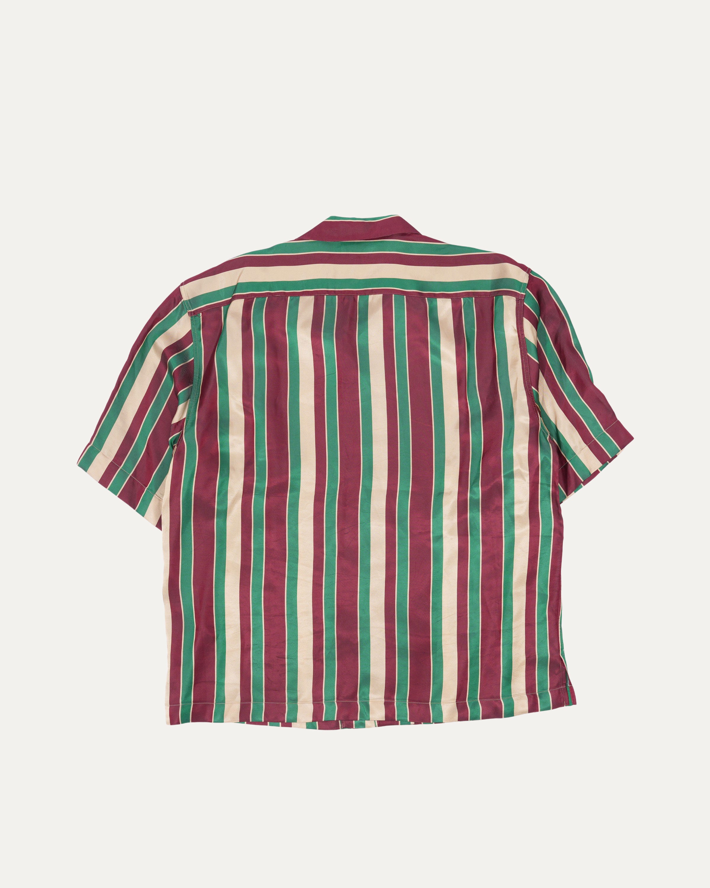 Striped Cassi Bordeaux Shirt