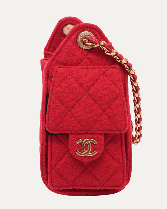 Felt Quilted Mini 25 Hobo Bag