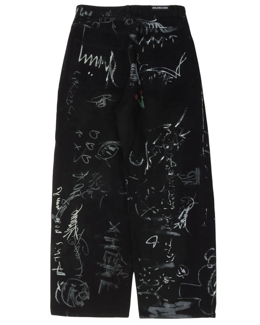 Graffiti Baggy Jeans