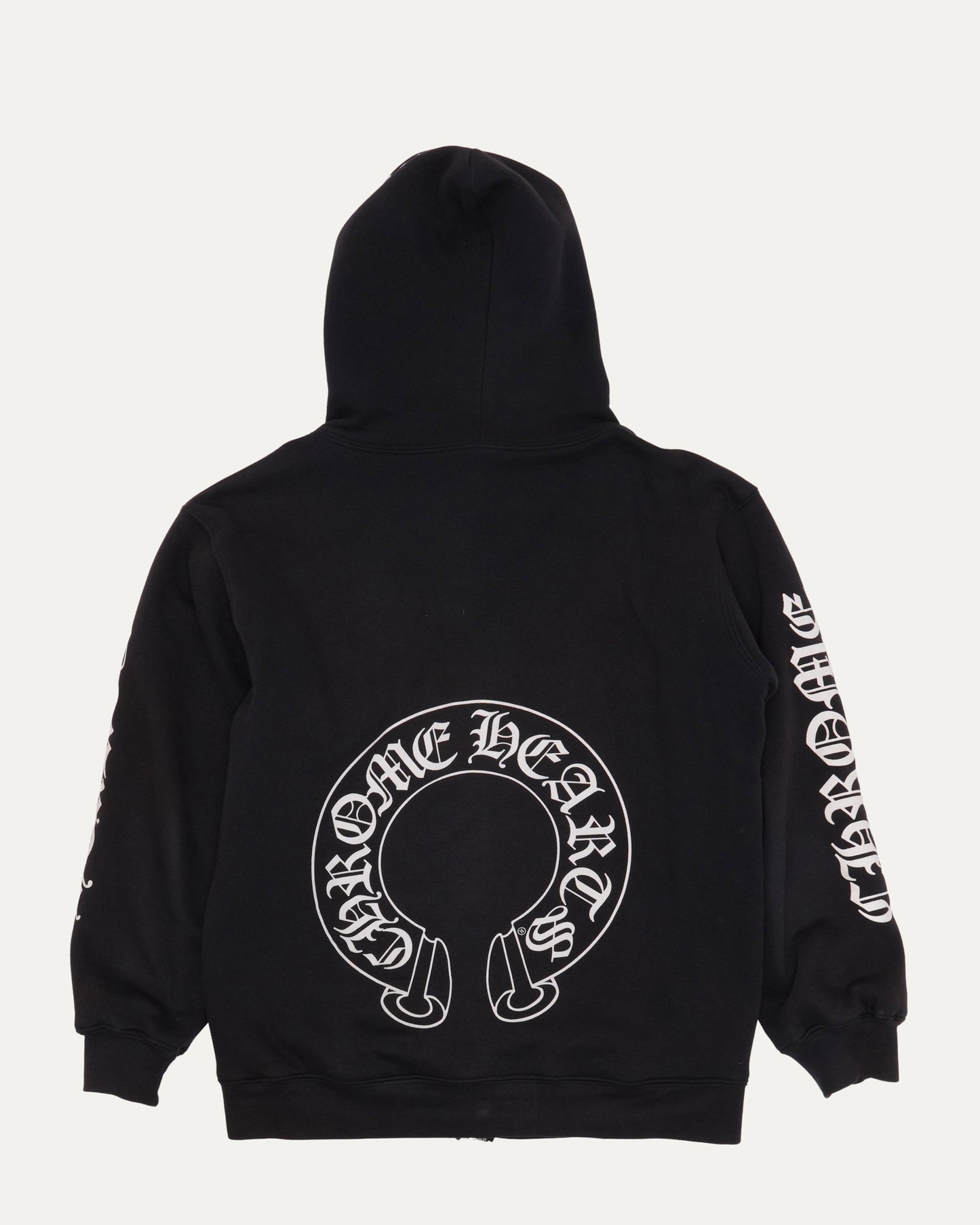 Vintage Thermal Lined Horseshoe Logo Zip Up Hoodie