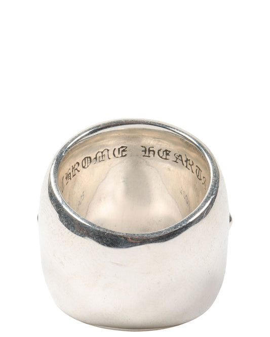 Oval Cross Ring