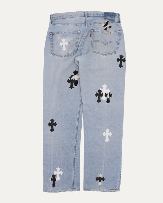Levi's 501 Redline Cross Patch Jeans