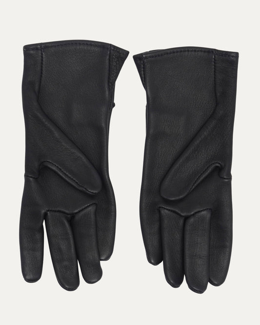 Cemetery Cross Patch Leather Gloves