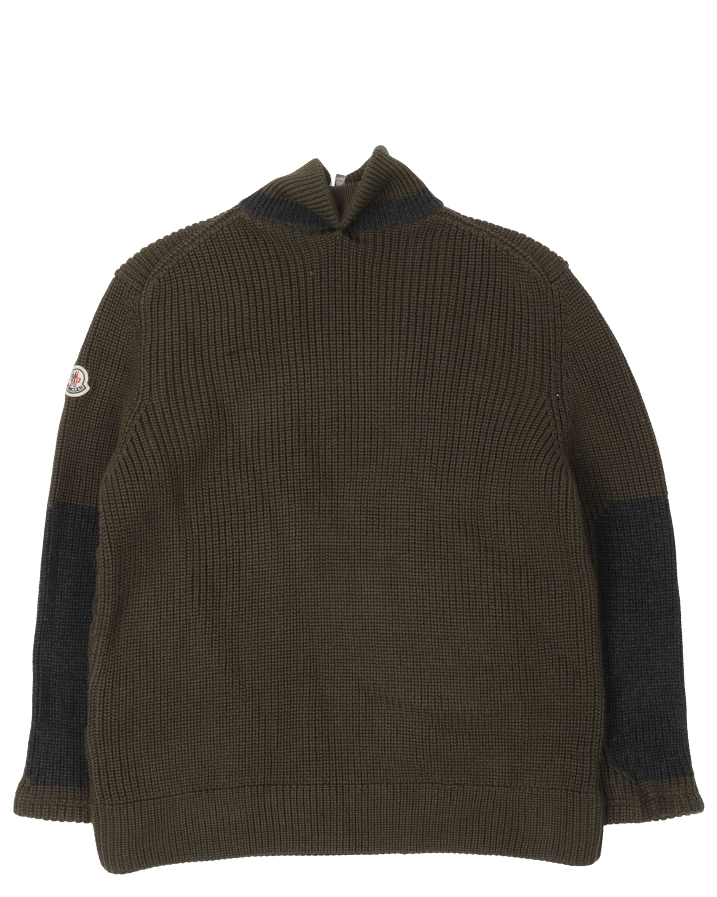Zip Up Padded Sweater