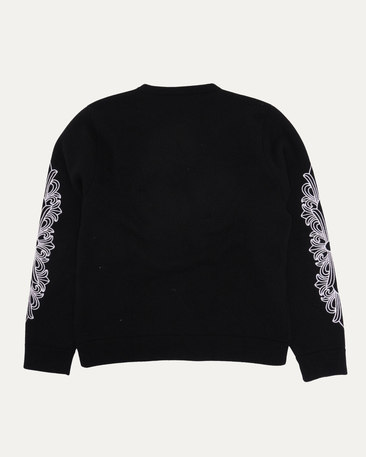 Life Sentence Cashmere Floral Cross Crewneck Sweater