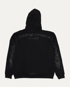 Tonal Glitter Print Horseshoe Logo Hoodie