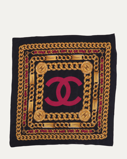 Silk Medallion Scarf