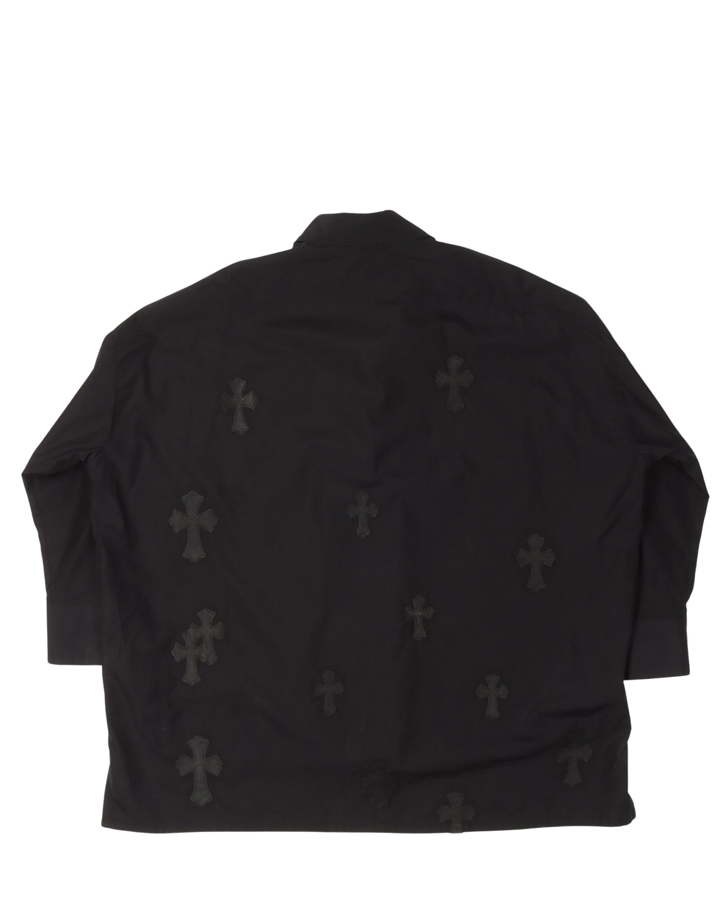 Oversized Cross Patch Shirt