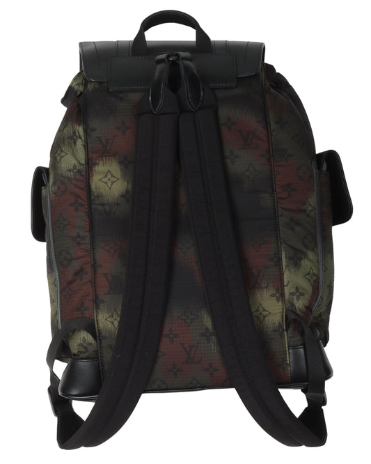 Camo Monogram "Christopher" Backpack